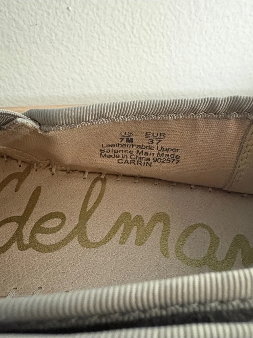 Sam Edelman Taupe Suede Espadrille Platform Slip-On Shoes